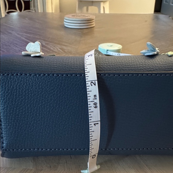 Kate Spade Blue Mini Bag with Floral Accents - Picture 8 of 8